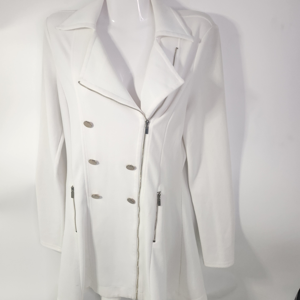 Privy Elegant Off-White Trench Coat